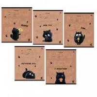 Тетрадь 12л клетка Alingar Мур-Мяфф 10030