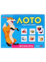 Лото детское Рыжий кот 24 фишки, ИН-0174, 6007