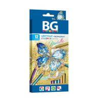 Карандаши 12цв металлик BG, "Лео" 1\12