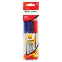 Набор шарик. ручек 4цв Brauberg 141035