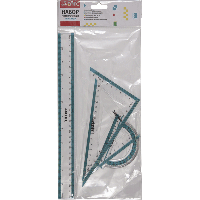 Набор геометр. большой deVente 5092301 лин30 2треуг транcпортир