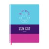 Дневник твердый BG 1-11кл кожзам комбин "Zen Cat" 11559