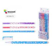 Ручка "пиши стирай" гелевая Mazari 5546 исчез при трении нагрев. 1/12 