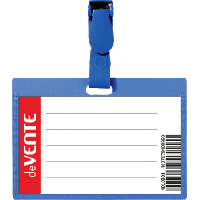 Бейдж 90х60мм склипом deVente 4010301, Проф 0735 горизонт 1/50