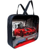 Папка школьника А4 с ручками Пчелка ПШ-1 "мото фристайл, гонка"