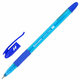 Масляная ручка Brauberg Glassy 144108 резин. грип синяя 1/12 