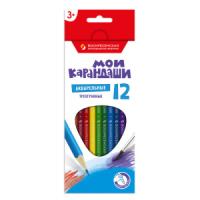 Карандаши акварельные 12цв ВКФ "Мои карандаши" 3-гранные 1/12