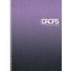 Книга д\зап А4 120л Хатбер гребень разделители 32219 Drops