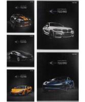 Тетрадь 48л Проф-пресс тиснение лен "шикарные машины 5132 1/100