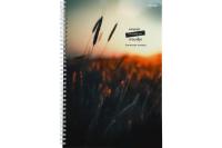 Книга д\зап А4 120л гребень Проф-пресс "березы, колоски 1710/11 1/20