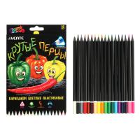 Карандаши 18цв deVente Juicy Black 3-гран мягкие 5023119