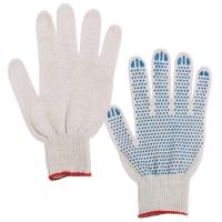 Перчатки трикотаж с точеч. ПВХ белые OfficeClean 241550