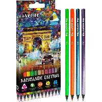 Карандаши 12цв deVente металлик + неон 5022010, 5022218