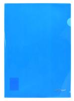 Папка уголок 180мк синяя, голубая Бюрократ, Стамм Proff, Hatber AG4 1/30/20