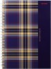 Книга д\зап А5 100л гребень Проф "Классич стиль 6754, шотландка 5948