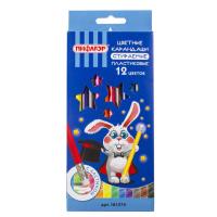 Карандаши 12цв Пифагор с ластиком 181574 1/12