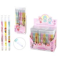 Ручка "пиши стирай" гелевая Mazari 5856 лабубу исчезает при нагревании трении 1/24