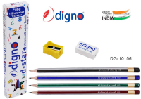 Карандаш ч\г Digno 10156  1/12/ластик и точилка