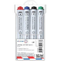 Набор маркеров для доски Attomex 4цв 5040602/5040604