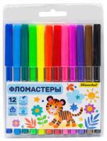 Фломастеры 12цв Silwerhof "веселые друзья 1481510 1/12