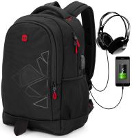 Рюкзак SkyName 90-144, эргономич. вентил. спинка, 42*30*18см