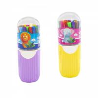 Фломастеры 24цв Yalong 221817-24 пластик бокс