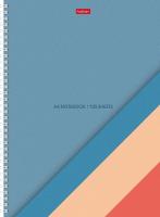 Книга д\зап А4 120л Хатбер многоцвет. рез гребень soft touch 32849 Color Line