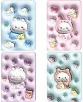 Записная книжка А5- 130х183мм 96л 3D искусст. кожа тисн Devente Kitty 2052305