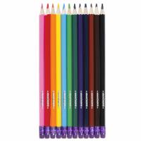 Карандаши 12цв Юнландия с ластиком 181578