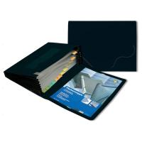 Папка 6 отд + 1 большой на пуговице с резинкой Ofice point 3930000 1/1/40 