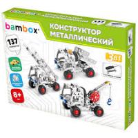 Конструктор металлич. Bambox Строит техника 3в1 137 эл. 666369