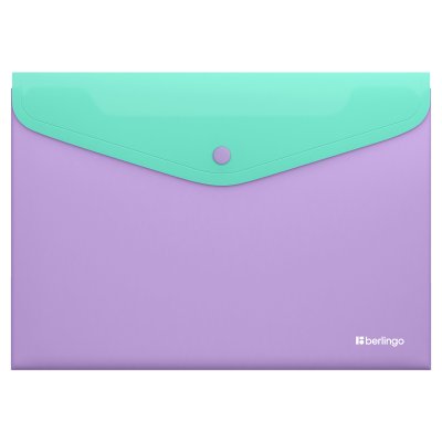 Папка конверт А4 на кнопке Berlingo Haze A4922 4924