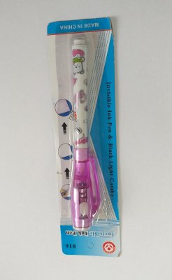 Ручка - шпион невидимка + ультрафиол. фонарик BD816 1/24