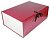 Короб архивный бумвинил 120мм на завязках КРБ4120 бордовый 1/25