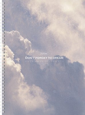 Книга д\зап А4 96л Хатбер гребень 35476 "Dream"