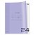 Тетрадь 24л клетка BG пластик сиреневая 06115