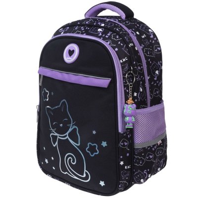 Рюкзак Hatber 15147 котик эргономич спинка 38х29х15 