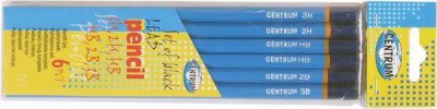 Набор ч/г карандашей 4шт Centrum 2В-2Н 80489 1/36