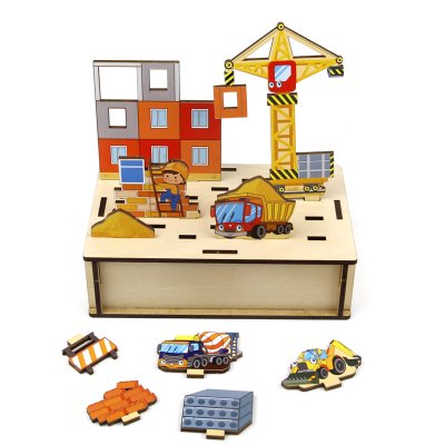 Игра Woodlandtoys стройка 151104