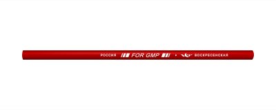 Карандаш для стекла металла пластик красный ВКФ for GMP 1380/1/4 