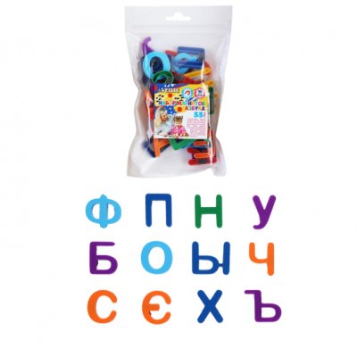 Магнитный алфавит 33шт deVente пластик 1/60
