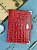 Бумажник водителя + паспорт кожа кайман Barez с кнопкой 140 красный розв
