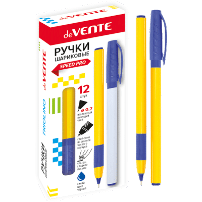 Масляная ручка deVente Triolino 5073841 резин.грип 1/12