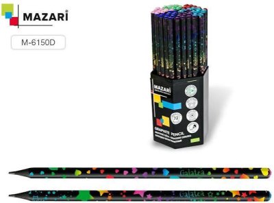 Карандаш ч\г Mazari 6150 Galatea