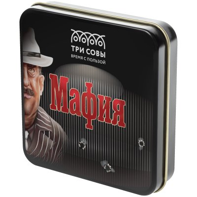 Игра в метал. коробке "мафия" три совы 47629