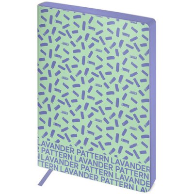 Ежедневник А5 Greenwich pattern lavender 30110