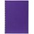 Тетрадь А4 80л пластик гребеннь Хатбер "Canvas фиолетовая 05320 1/24
