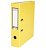 Папка регистратор PVC/бум 7,5см желтая 1\50