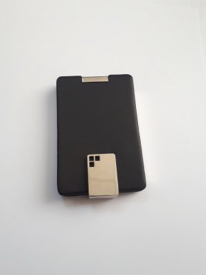 Визитница кожа + металл Masterwin 85275