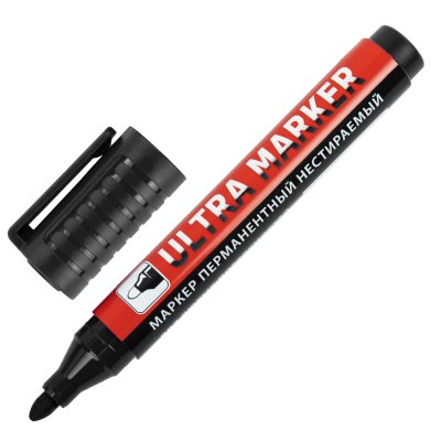 Маркер перм. Brauberg Ultra черный 152204 1/12